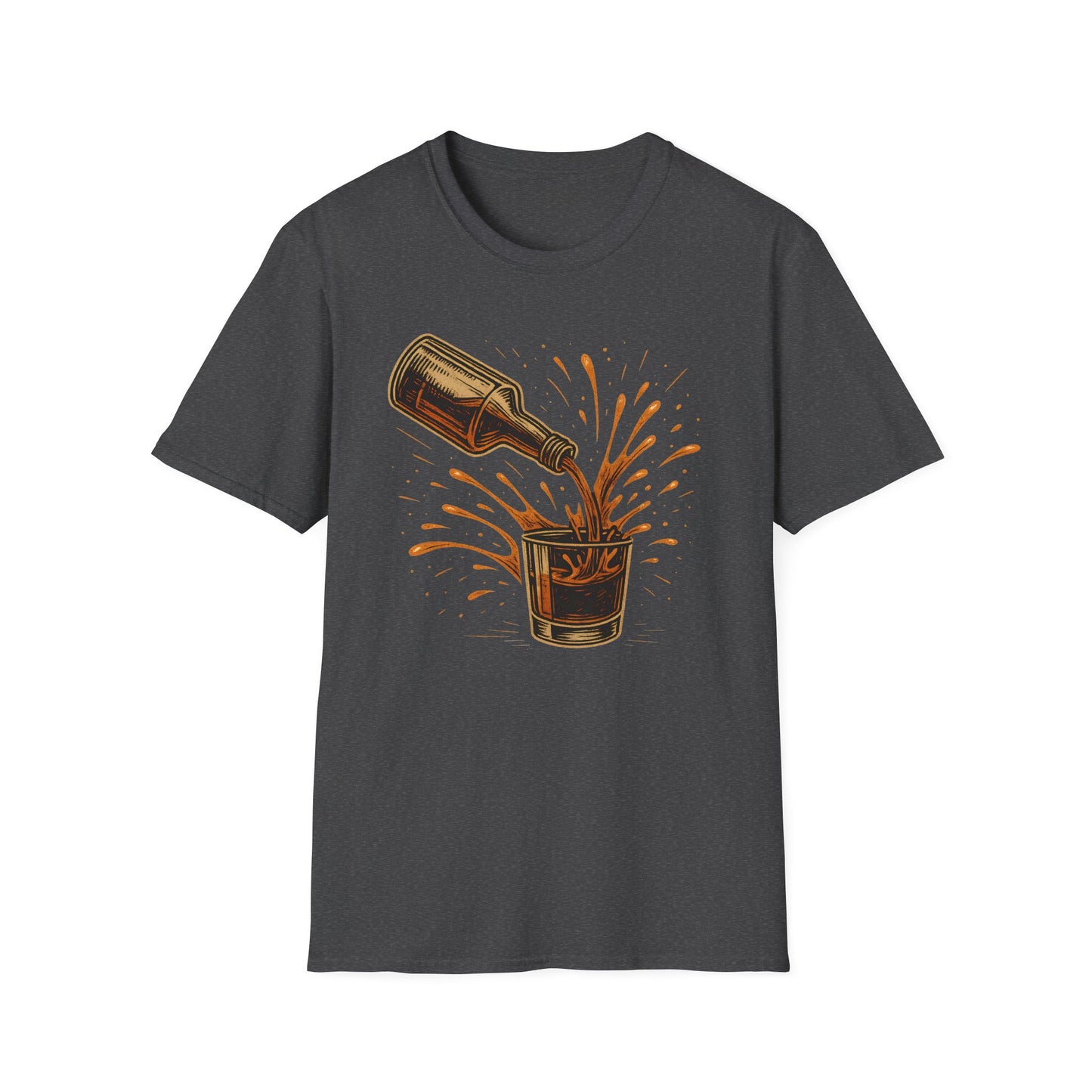 Whiskey Pour Splash T-Shirt