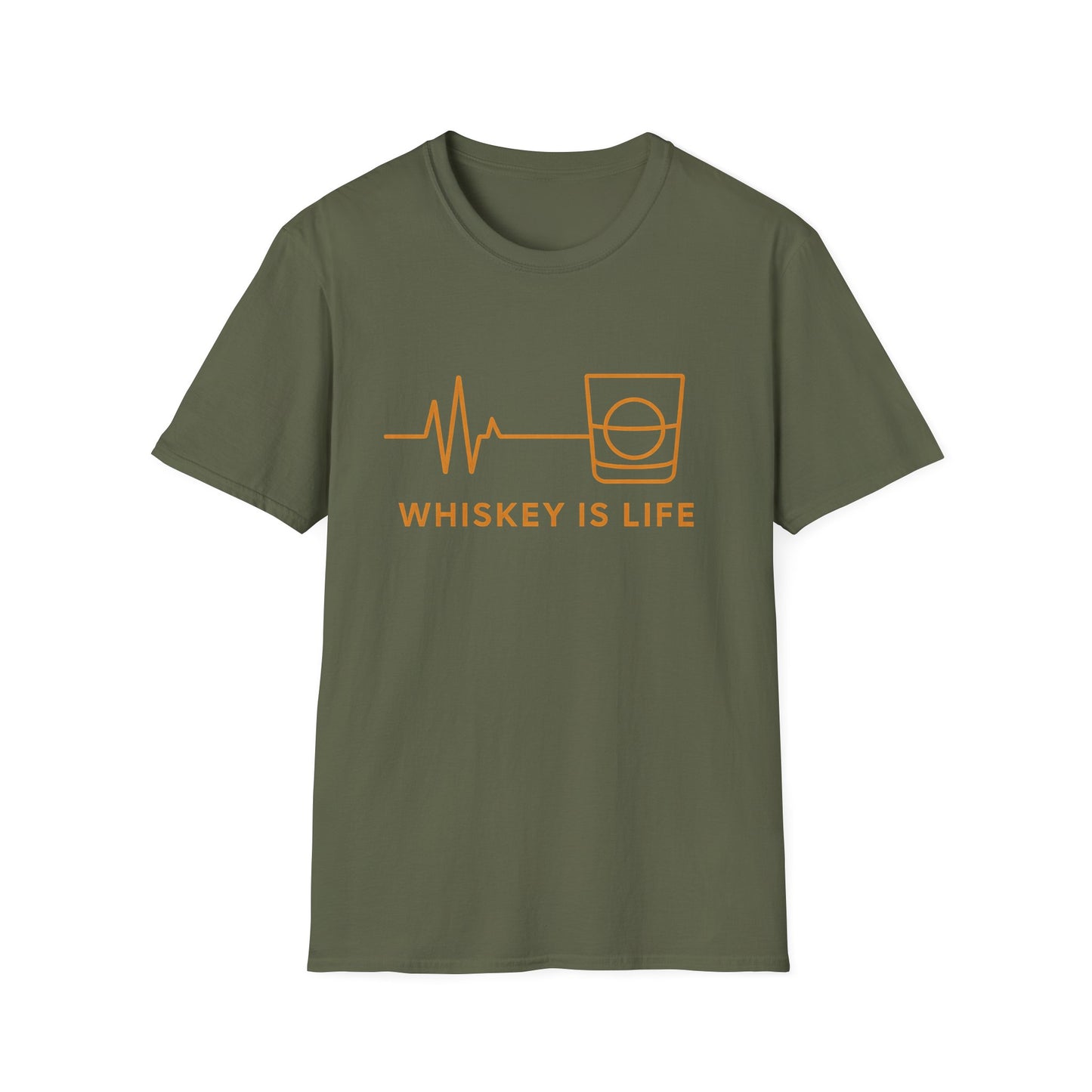 Whiskey Life EKG T-Shirt