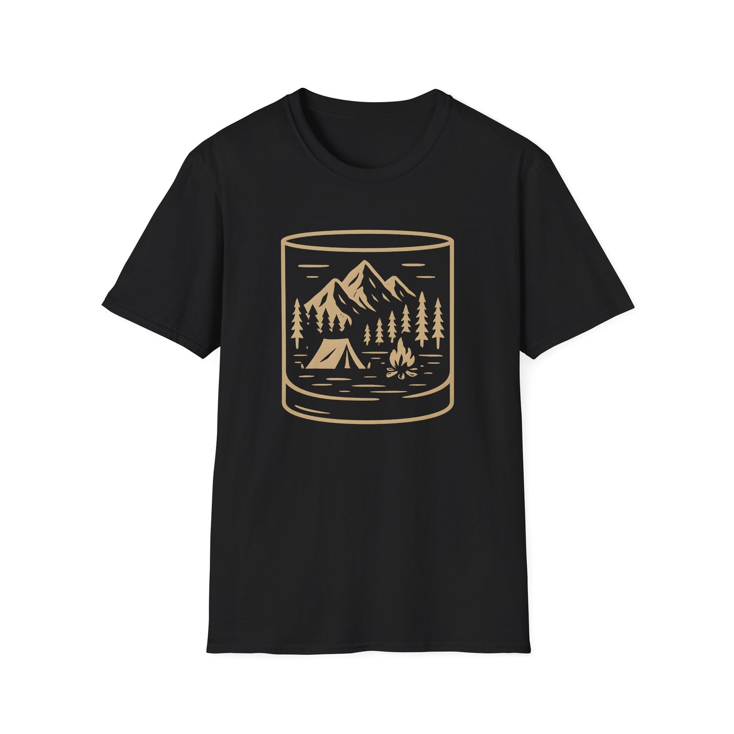 Whiskey Campfire Rocks T-Shirt