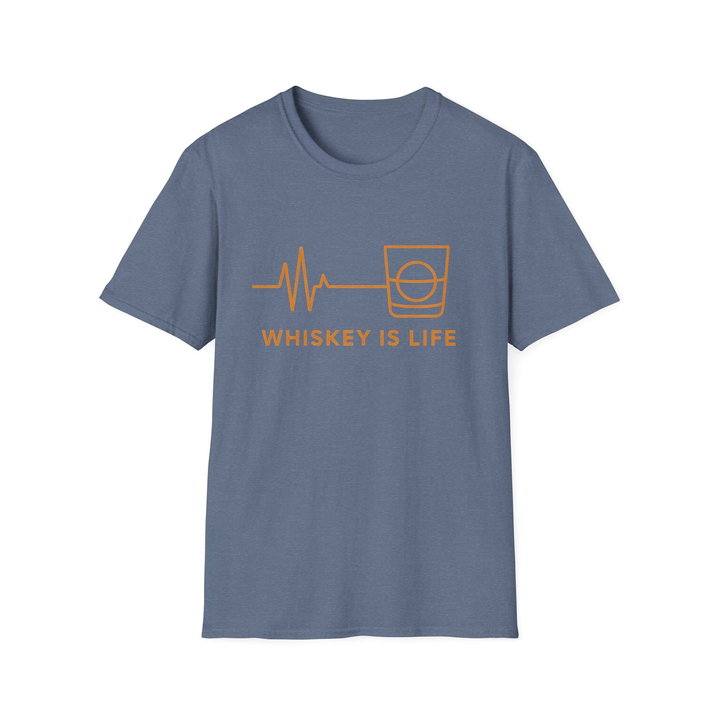 Whiskey Life EKG T-Shirt