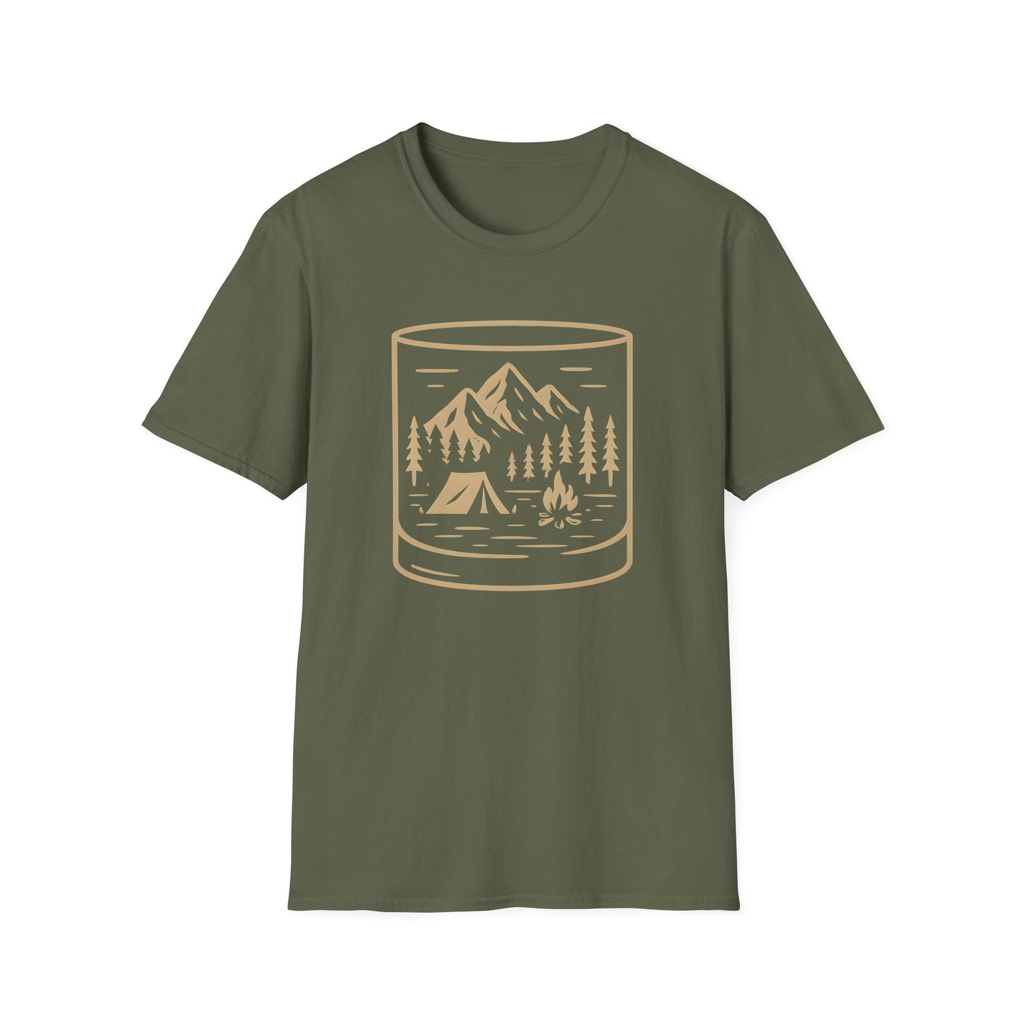 Whiskey Campfire Rocks T-Shirt