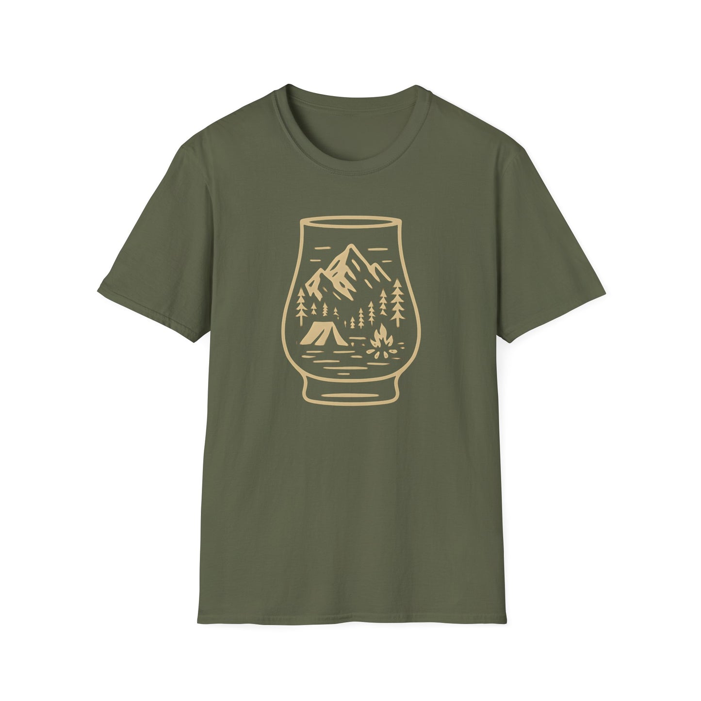 Whiskey Campfire Tumbler T-Shirt