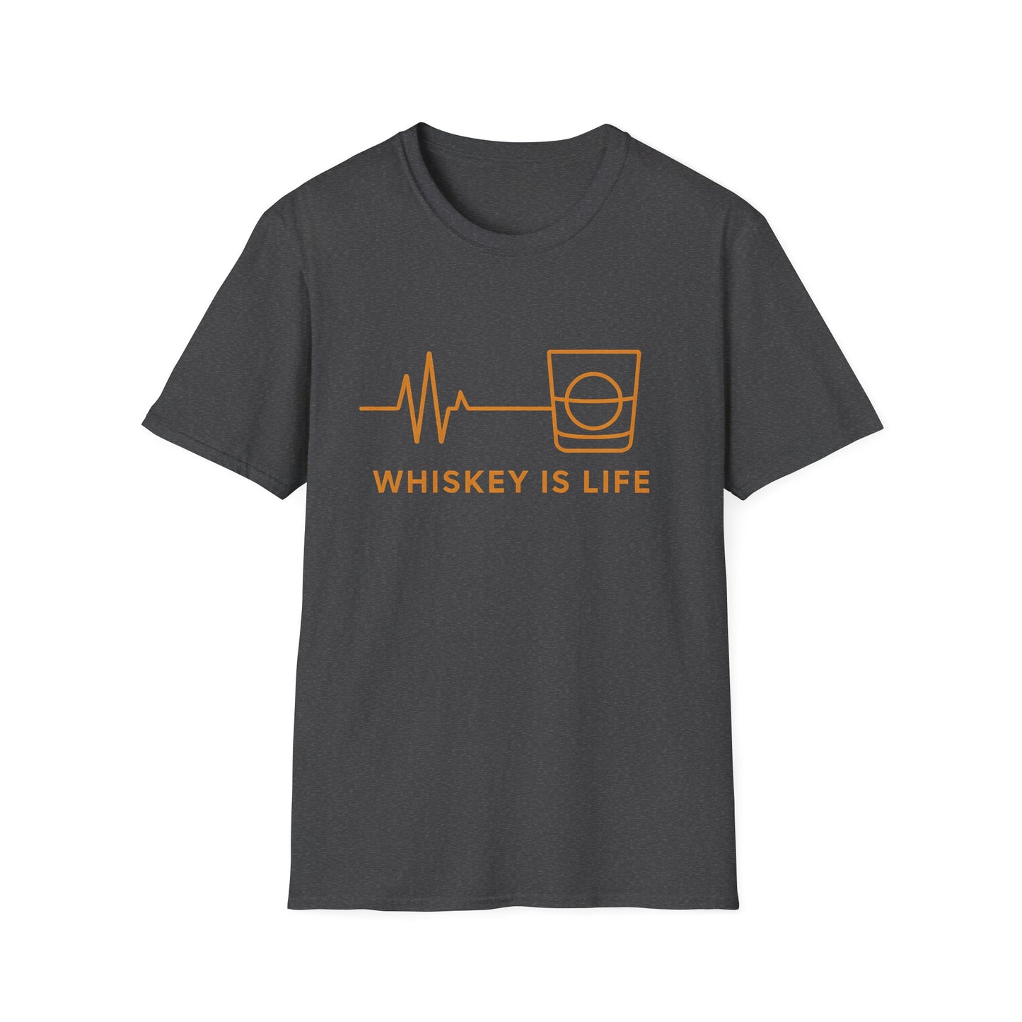 Whiskey Life EKG T-Shirt