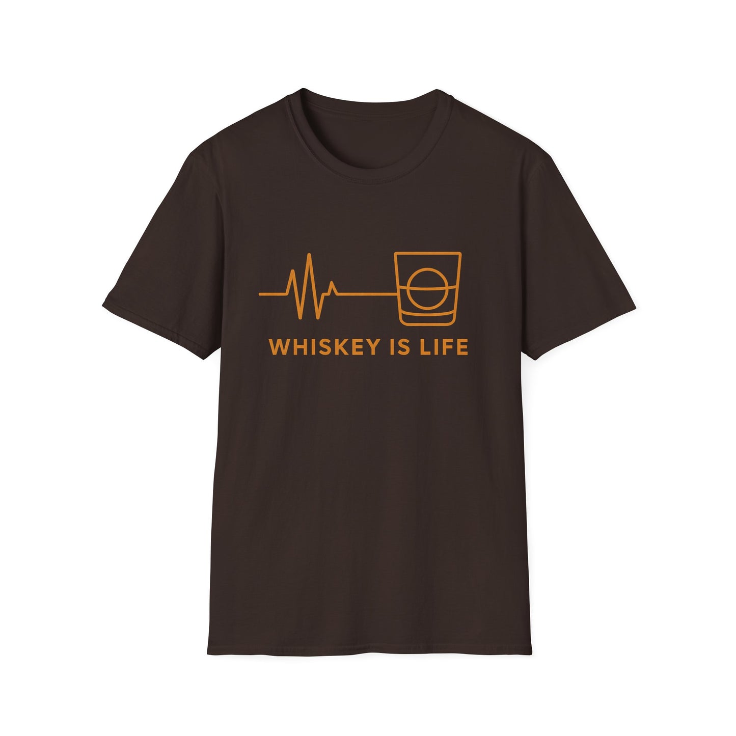 Whiskey Life EKG T-Shirt