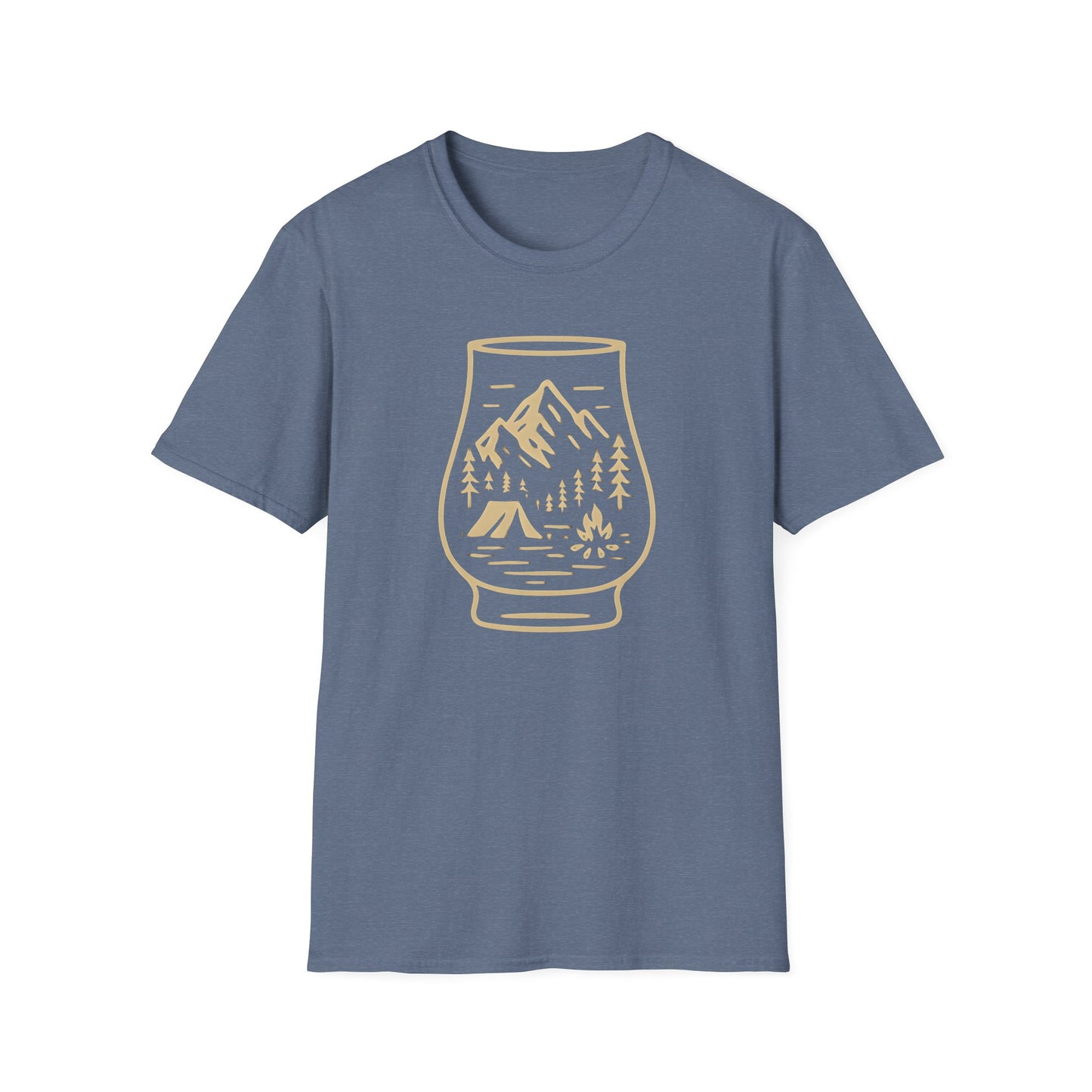 Whiskey Campfire Tumbler T-Shirt