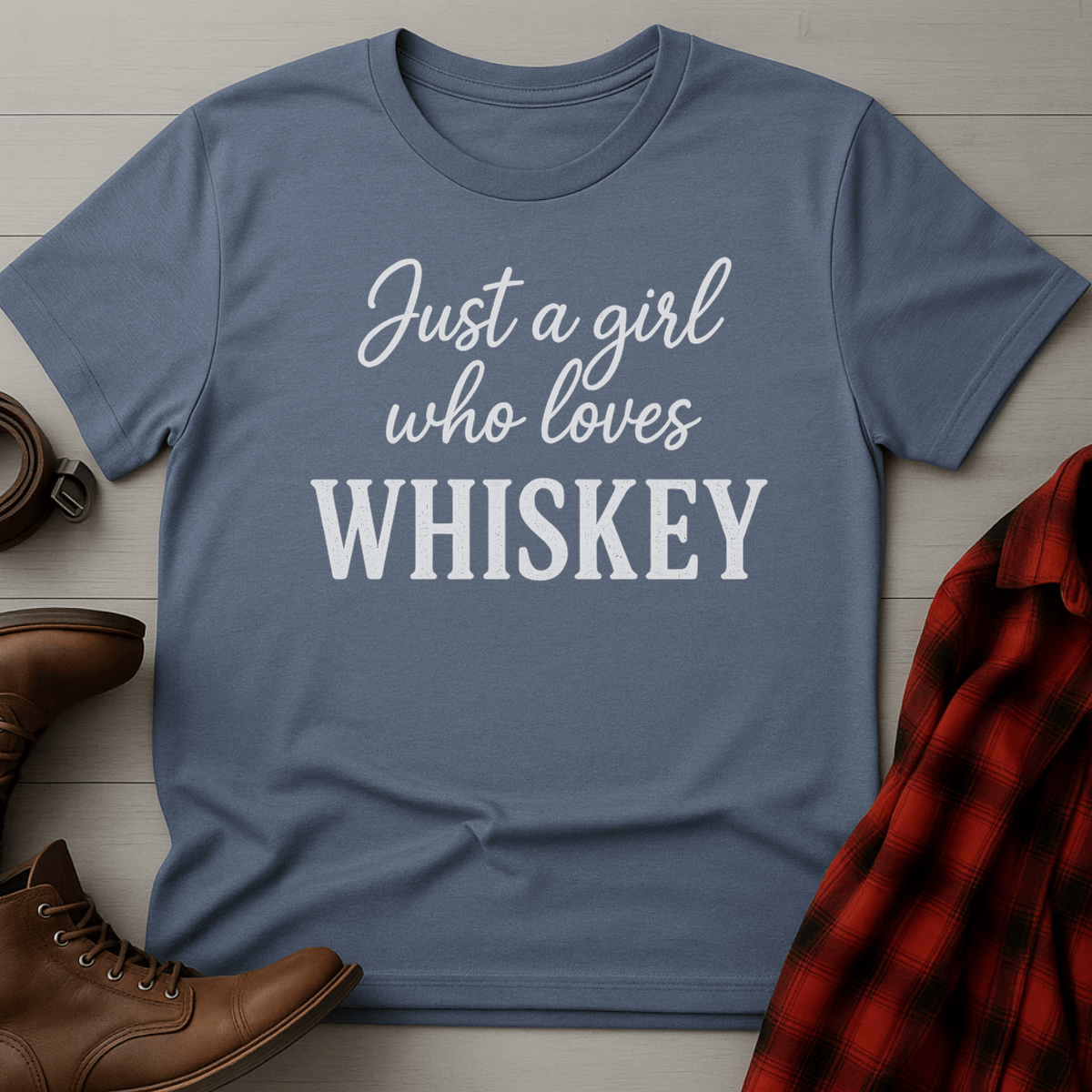 Girl Who Loves Whiskey T-Shirt