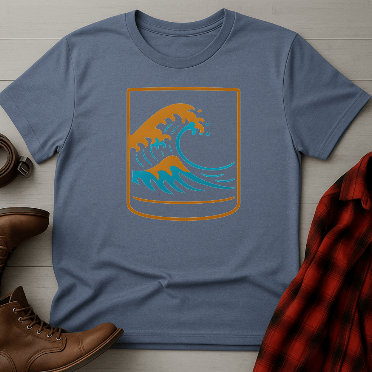 Whisky Japanese Wave T-Shirt