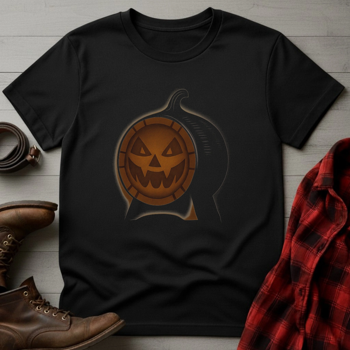 Whiskey Barrel Pumpkin T-Shirt