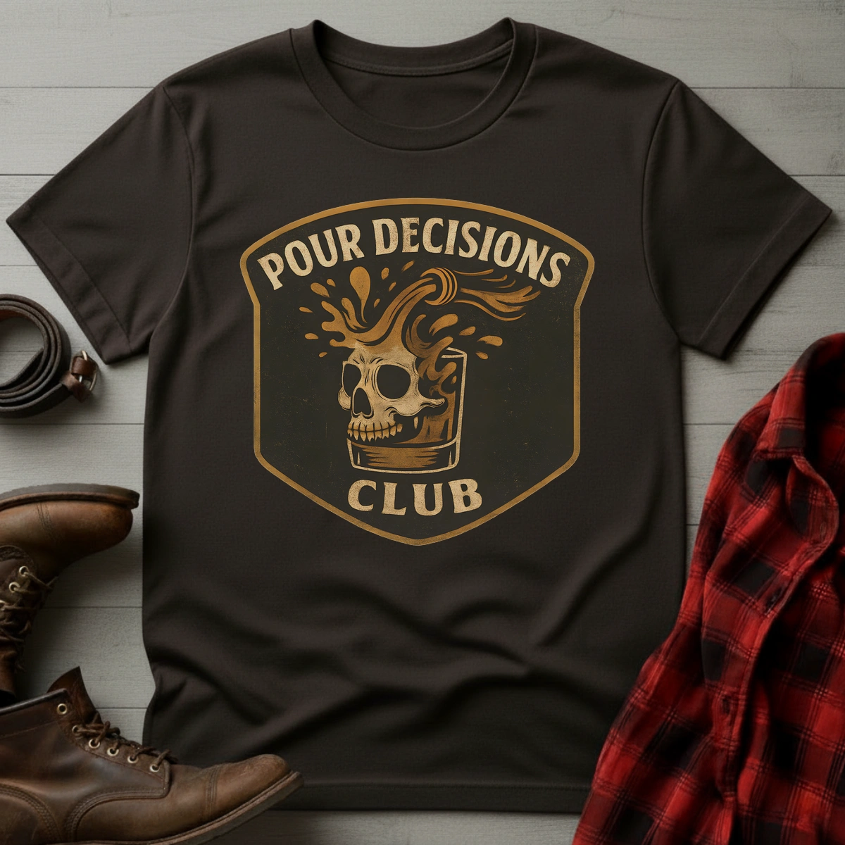 Pour Decisions Club T-Shirt