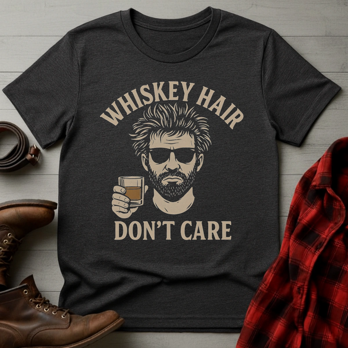His Whiskey Hair T-Shirt