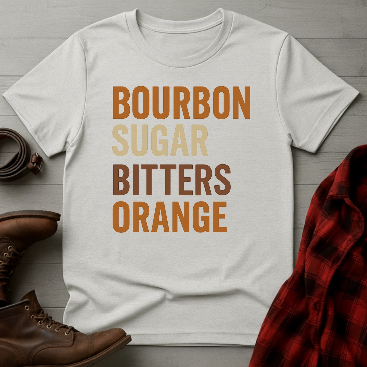 Bourbon Sugar Bitters Orange T-Shirt