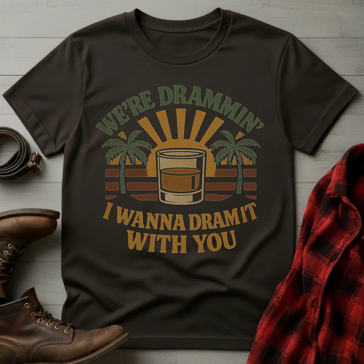 Drammin Retro Sunset T-Shirt