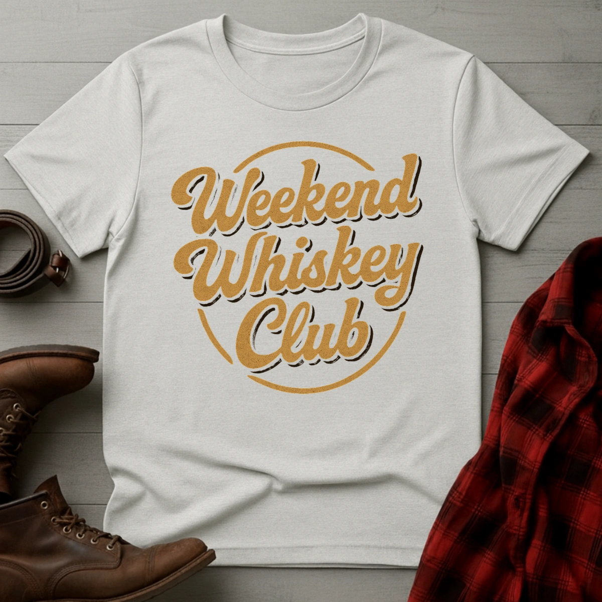 Retro Weekend Whiskey Club T-Shirt