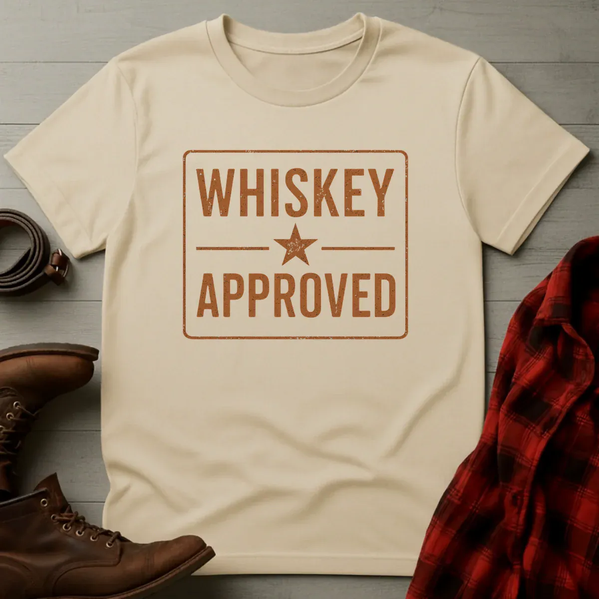 Whiskey Approved Star T-Shirt