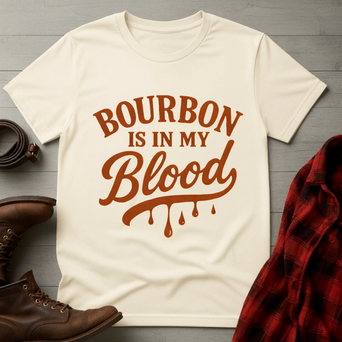 Bourbon is in my Blood T-Shirt