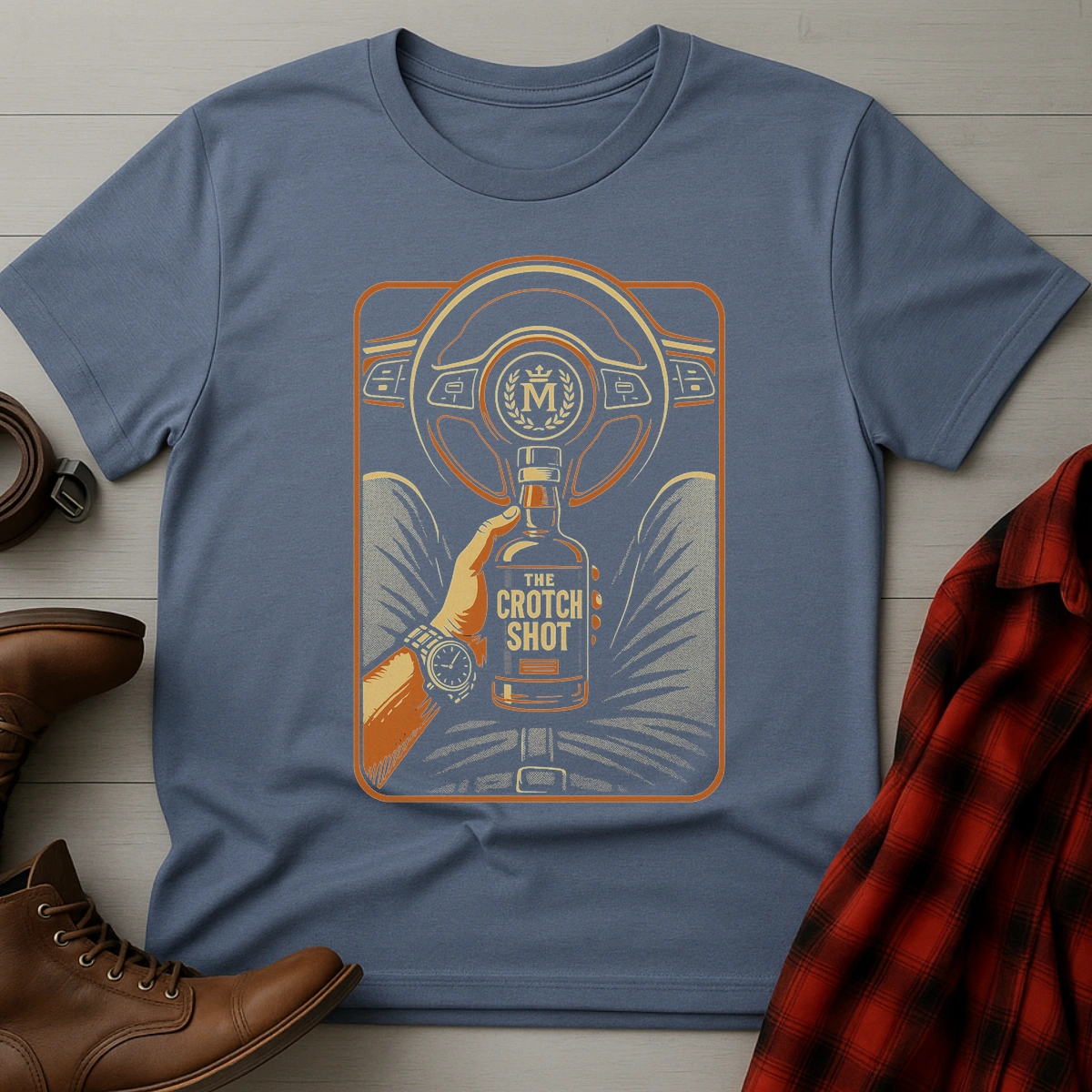 Crotch Shot Whiskey T-Shirt