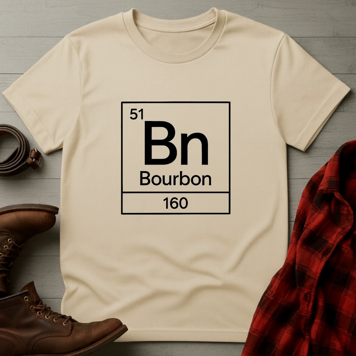 Bourbon Periodic Table T-Shirt