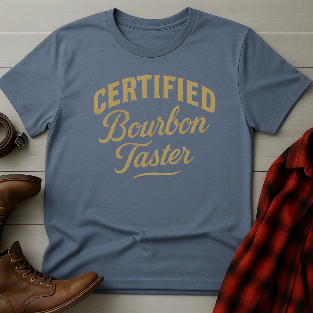 Bourbon Taster Typography T-Shirt