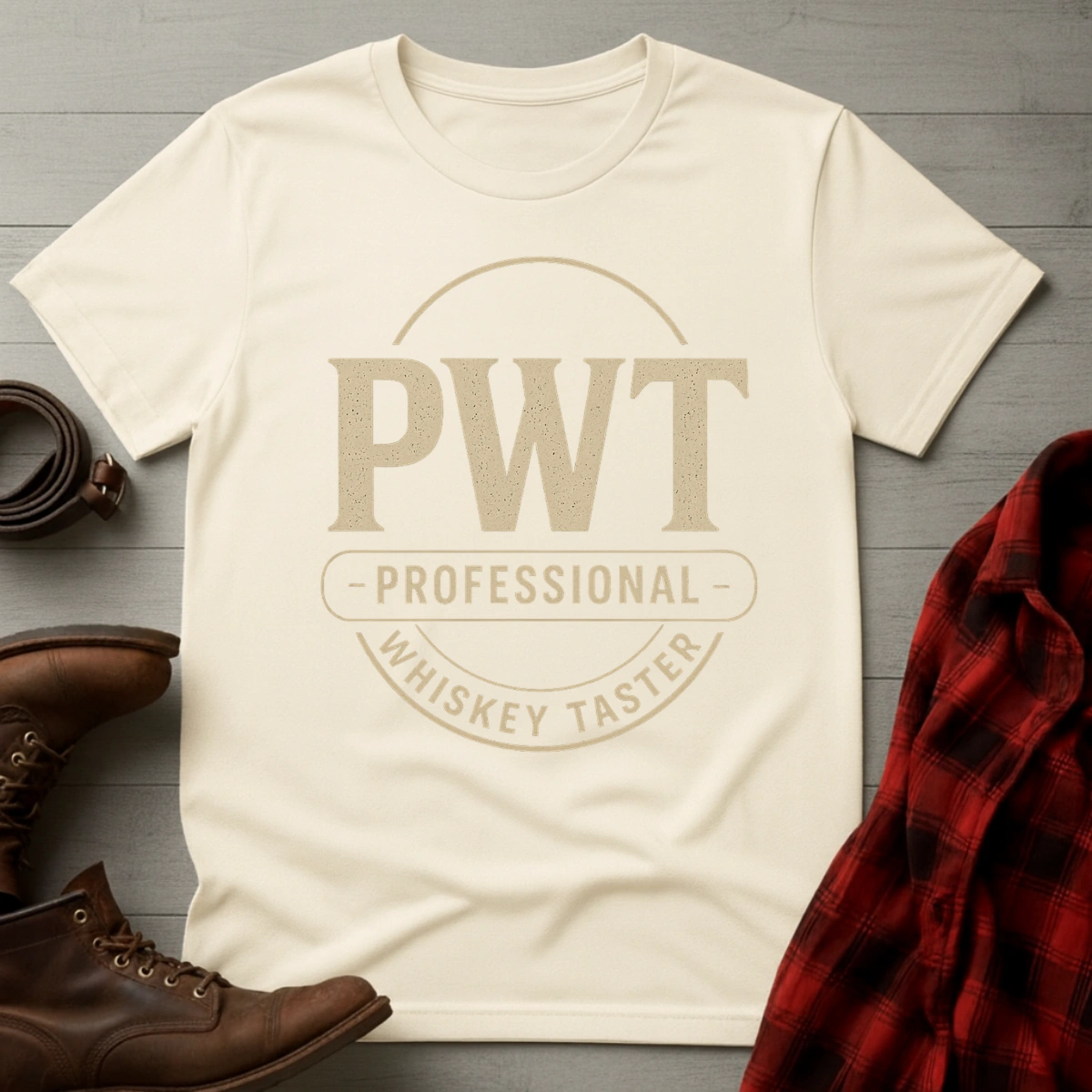 Professional Whiskey Taster Badge T-Shirt
