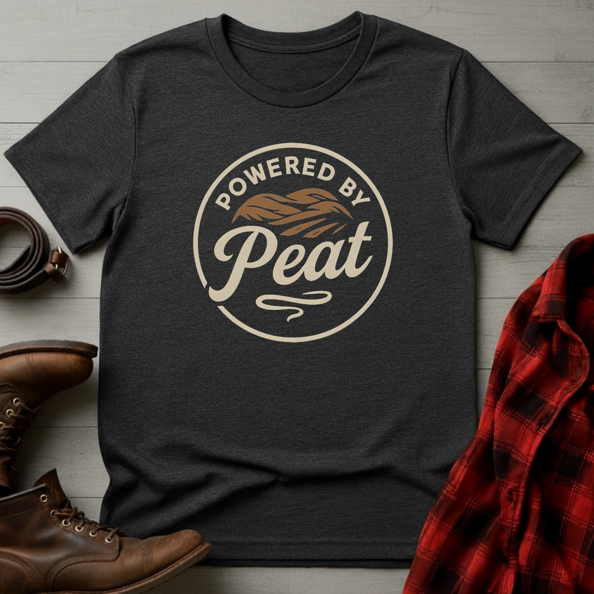Powered by Peat Badge T-Shirt