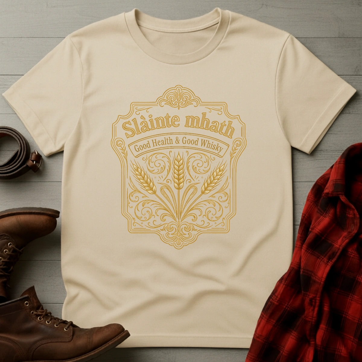 Slainte Mhath Celtic Label T-Shirt