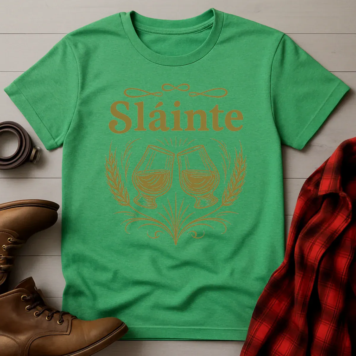 Slainte Whiskey Toast T-Shirt