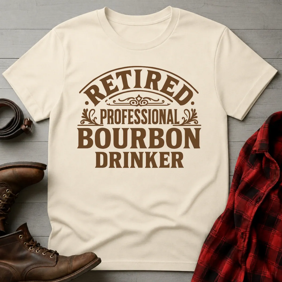 Retired Professional Bourbon Drinker T-Shirt