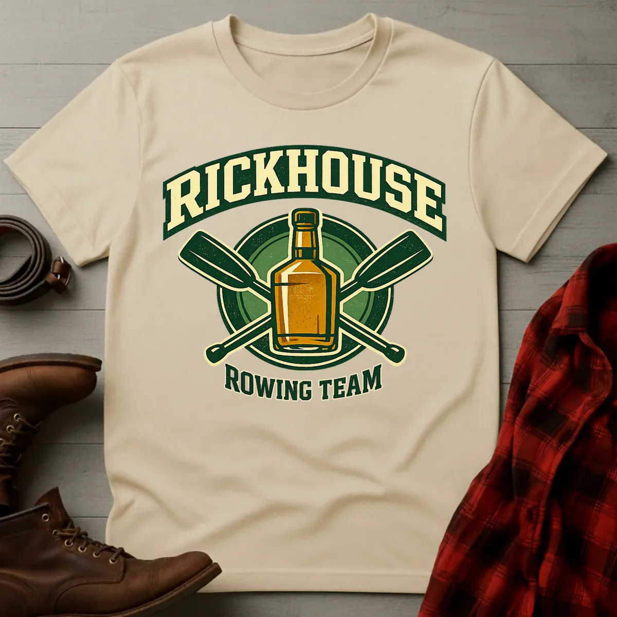 Rickhouse Rowing Whiskey Team T-Shirt