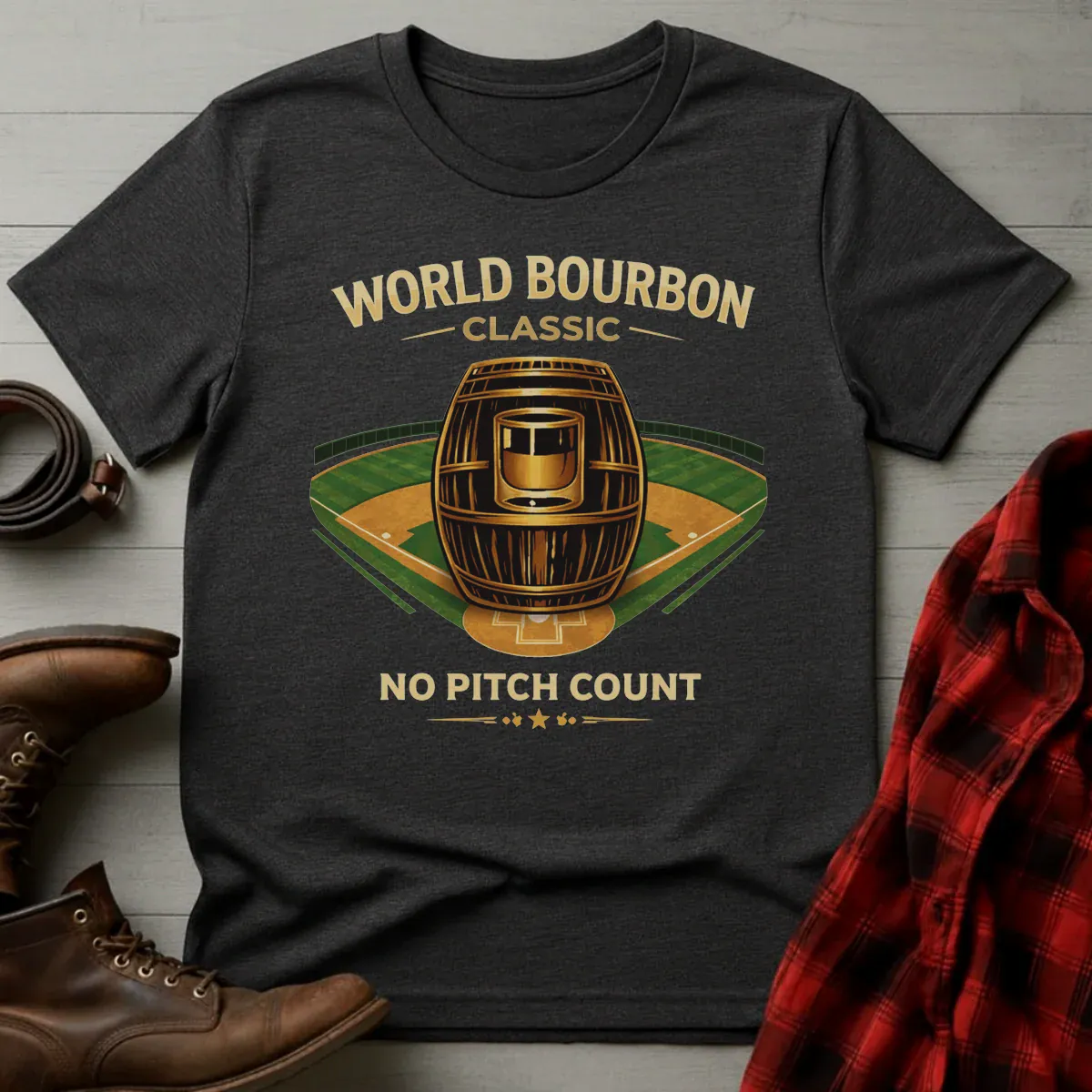 World Bourbon Classic No Pitch Count T-Shirt