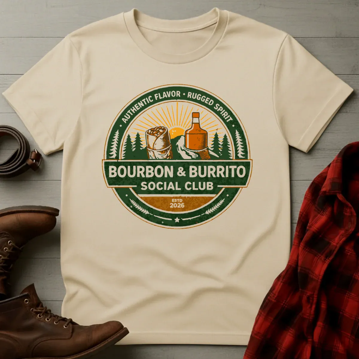 Bourbon & Burrito Social Club T-Shirt