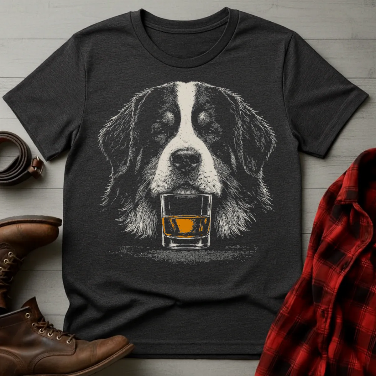 Bernese Mountain Dog No Paws T-Shirt