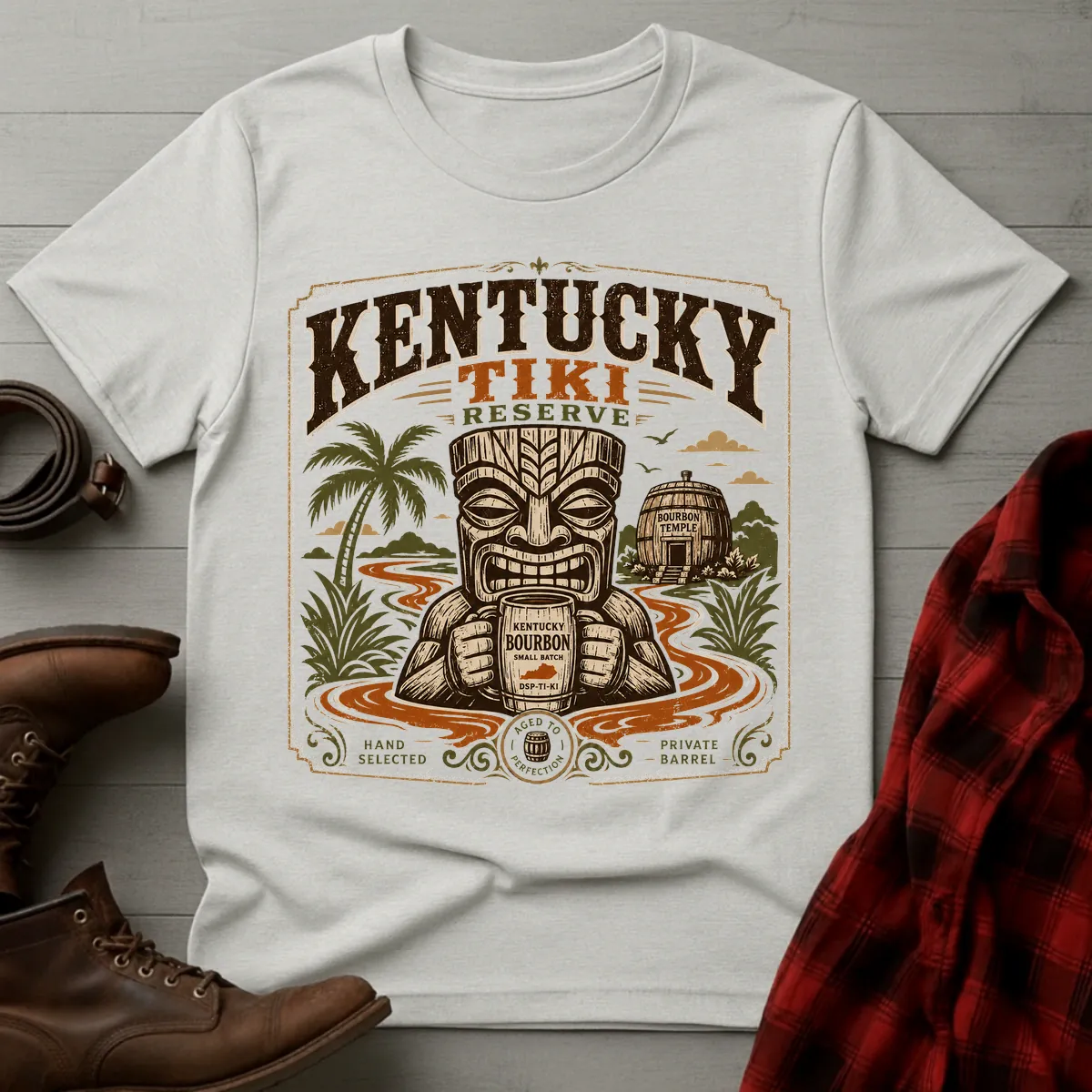 Kentucky Tiki Reserve Whiskey T-Shirt