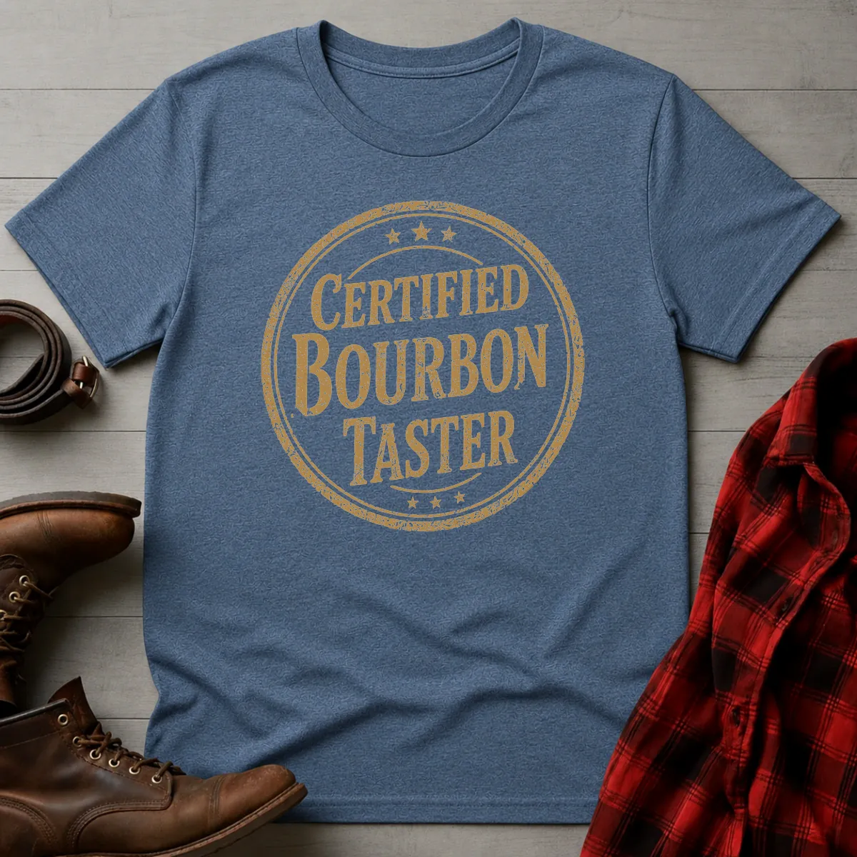 Certified Bourbon Taster Stamp T-Shirt