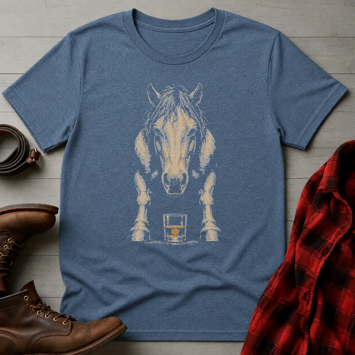American Quarter Horse Whiskey T-Shirt