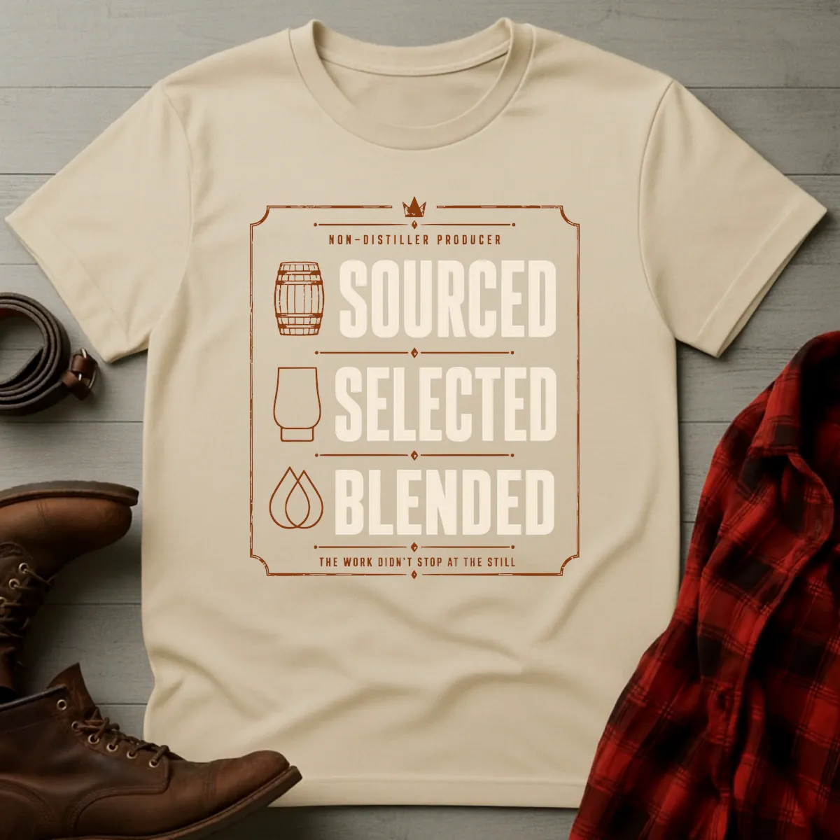 NDP Sourced Selected Blended T-Shirt