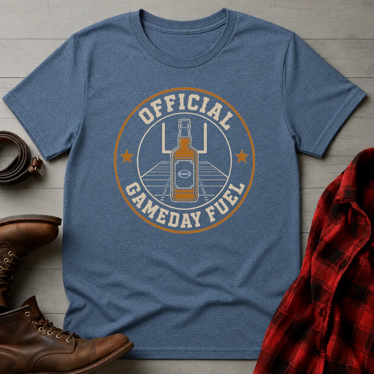 Bourbon Official Gameday Fuel Football T-Shirt