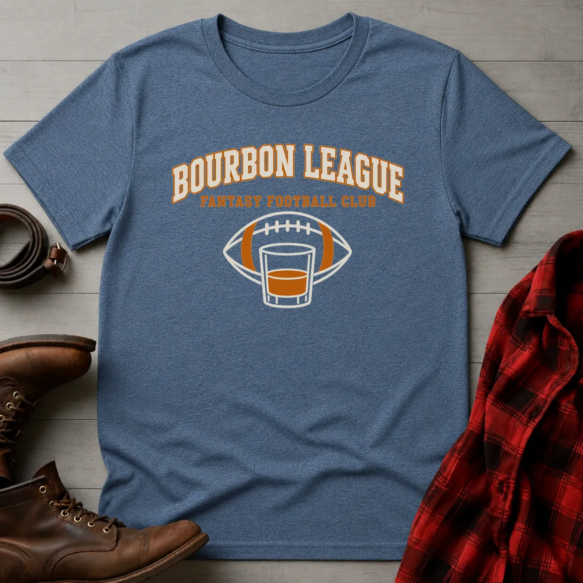 Bourbon League Fantasy Football T-Shirt