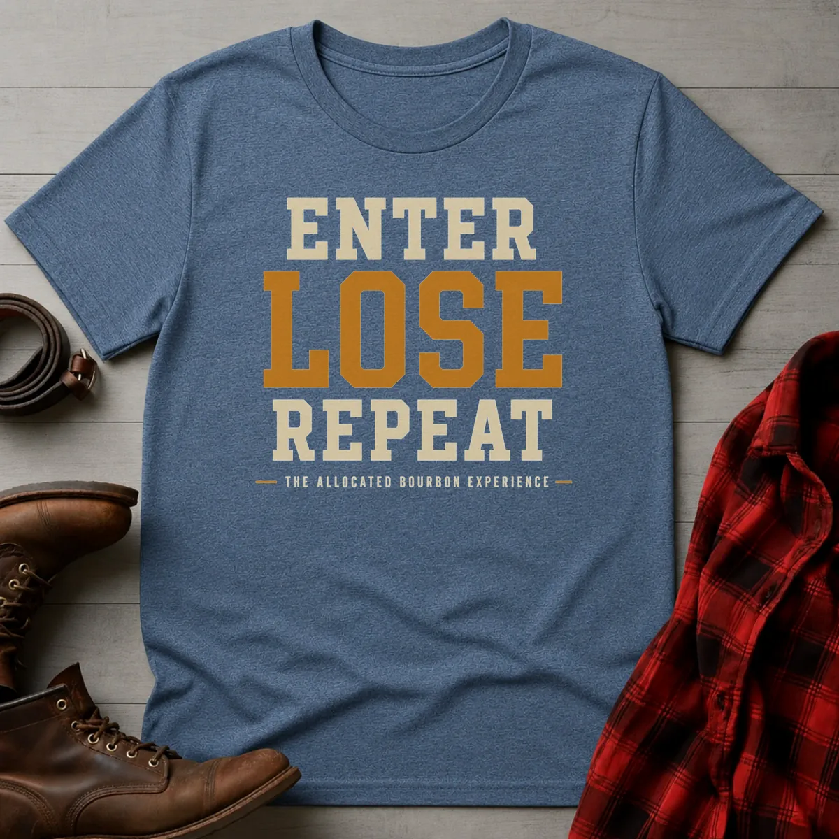 Enter Lose Repeat Allocated Bourbon T-Shirt
