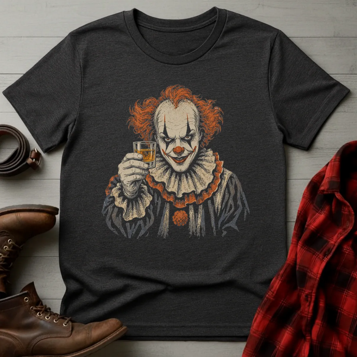 Whiskey Clown Toast T-Shirt