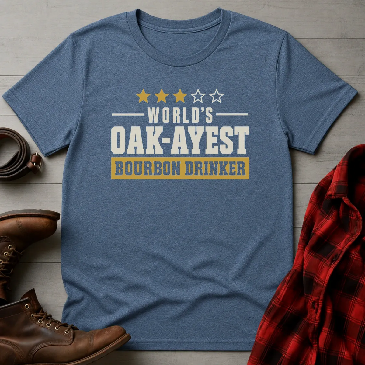 World's Oak-Ayest Bourbon Drinker T-Shirt