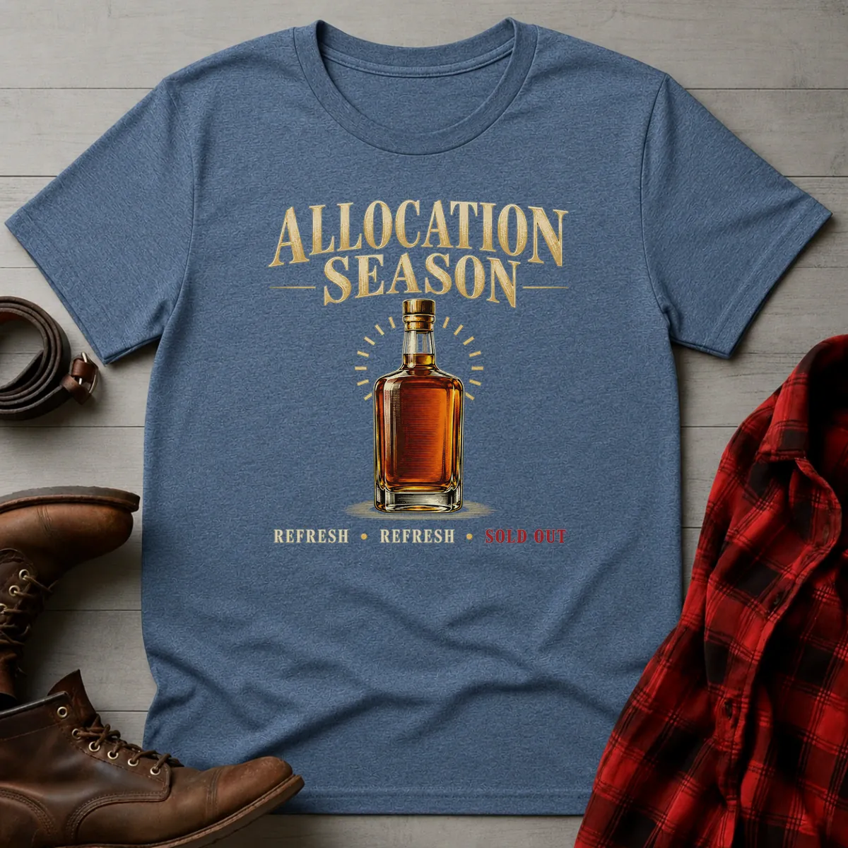 Allocation Season Whiskey Bottle T-Shirt