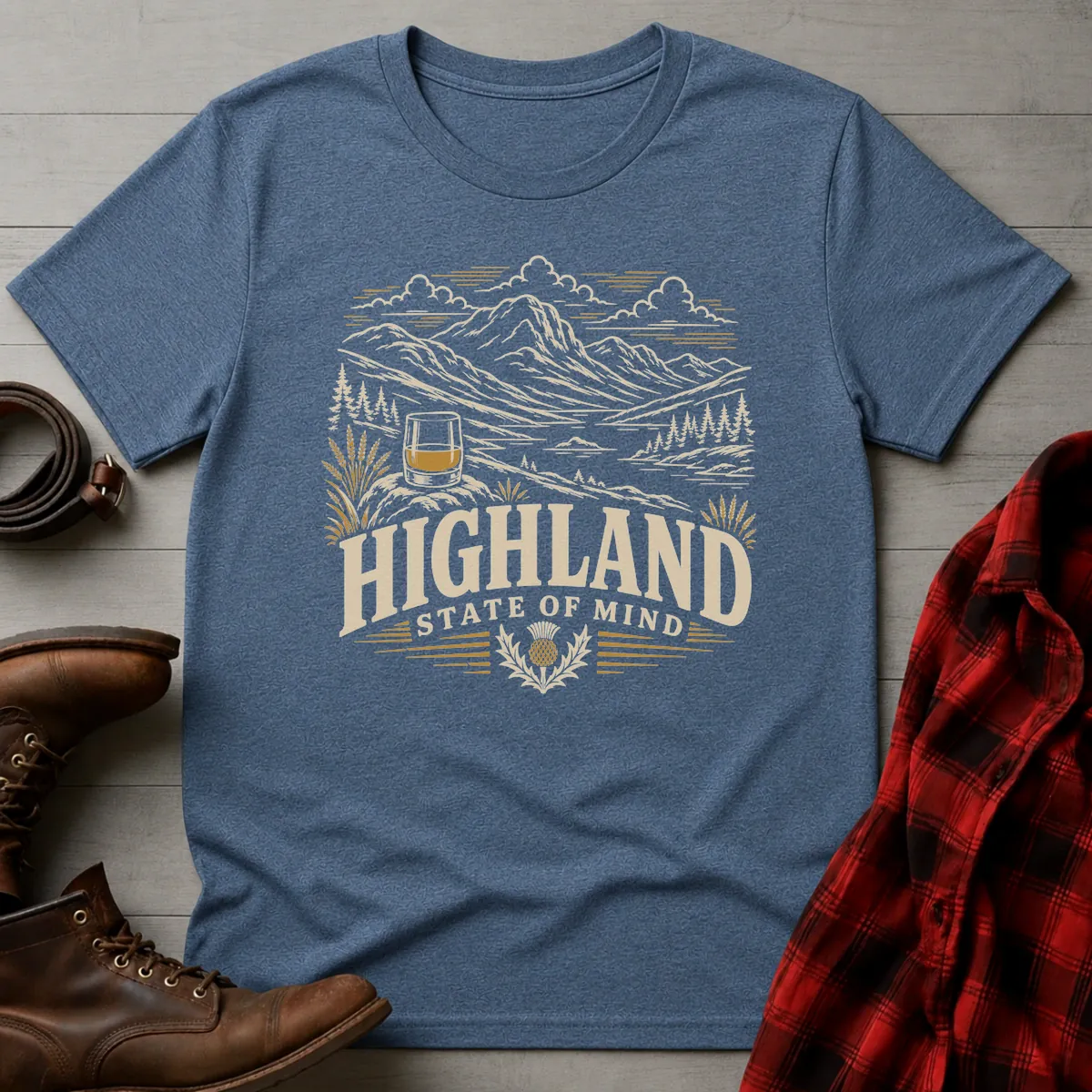Highland State of Mind Scotch Whisky T-Shirt
