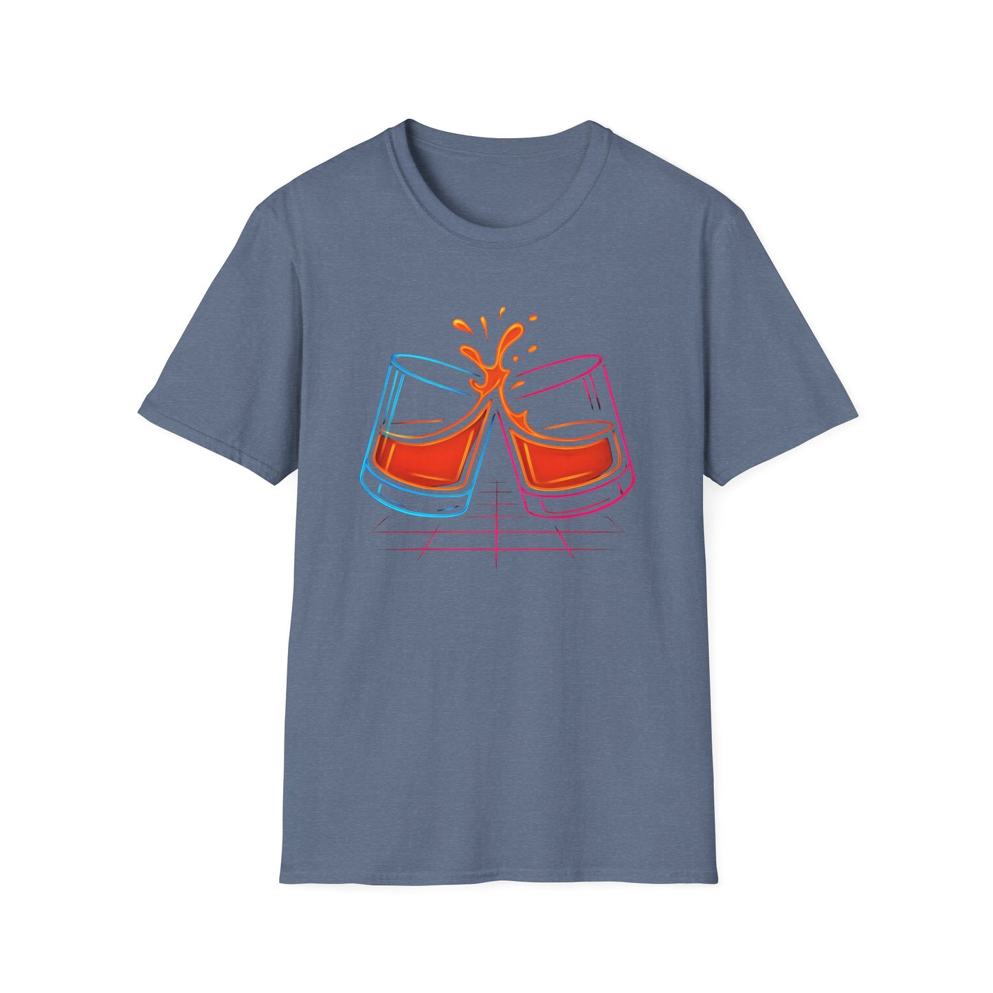 Clinking Neon Whiskey T-Shirt