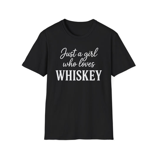 Girl Who Loves Whiskey T-Shirt