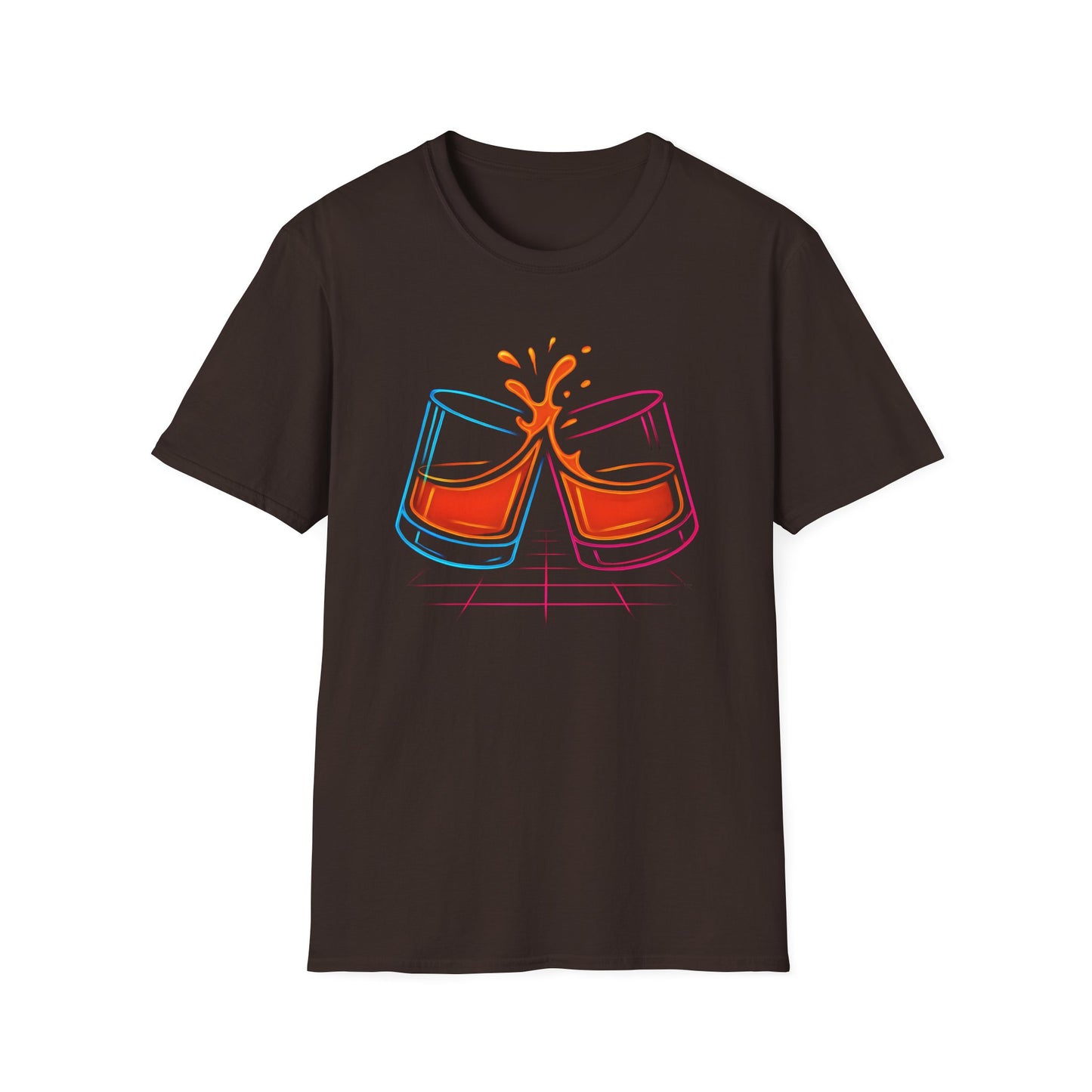 Clinking Neon Whiskey T-Shirt