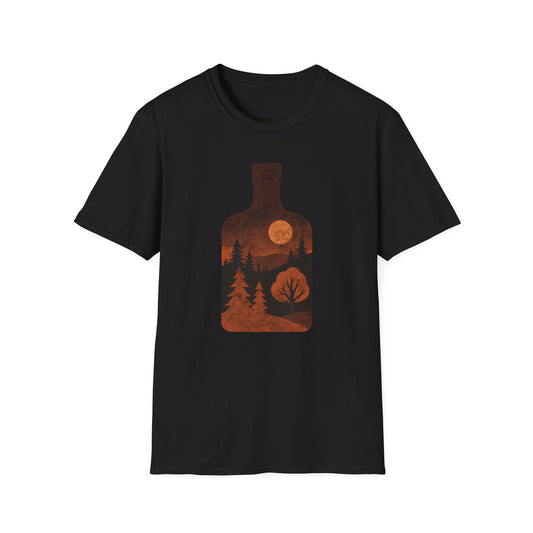 Whiskey Bottle Forest T-Shirt