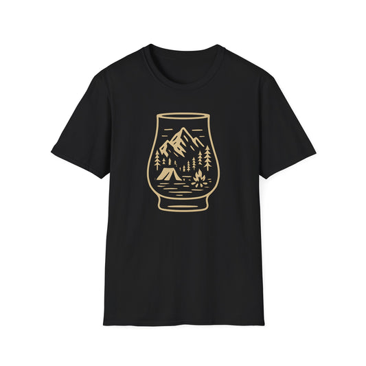 Whiskey Campfire Tumbler T-Shirt