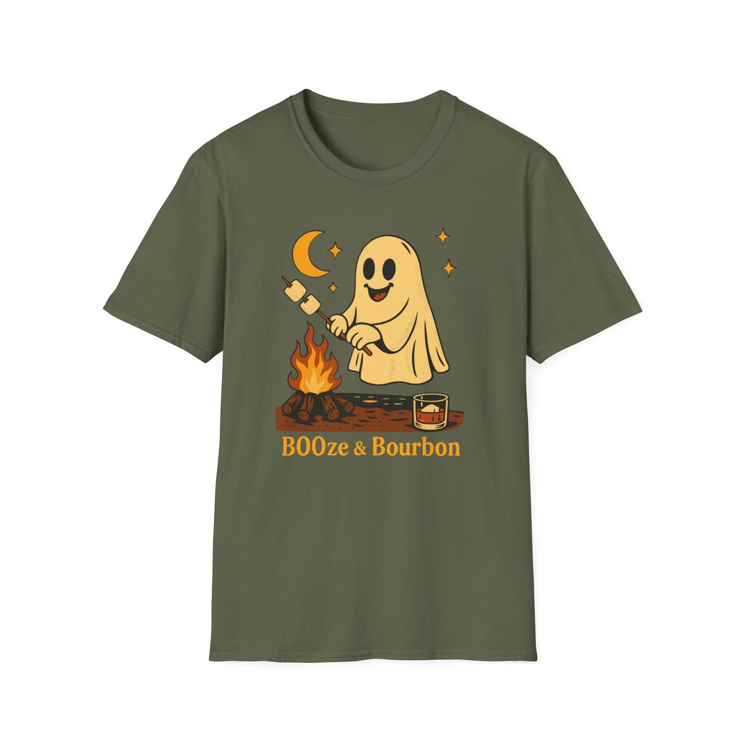 Bourbon Ghost Halloween T-Shirt