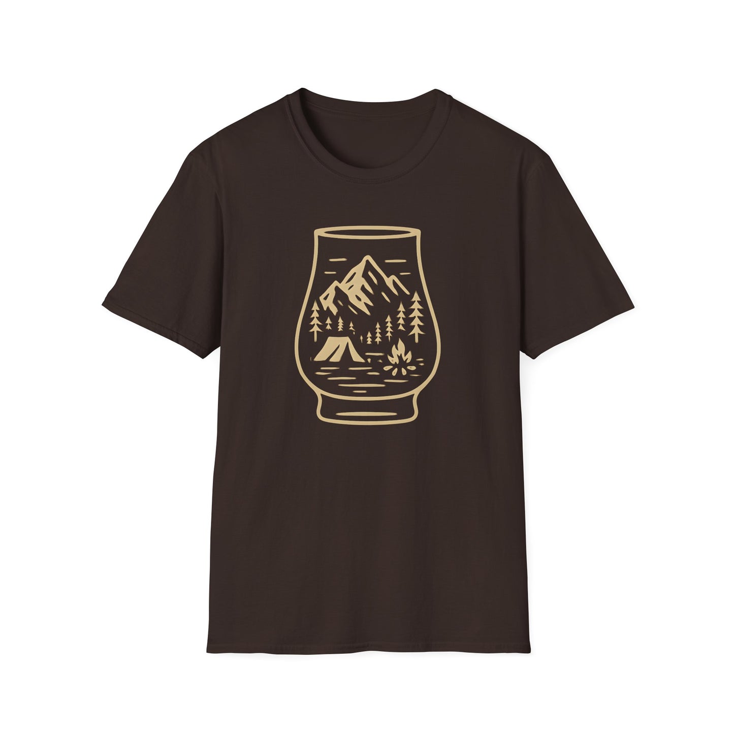 Whiskey Campfire Tumbler T-Shirt