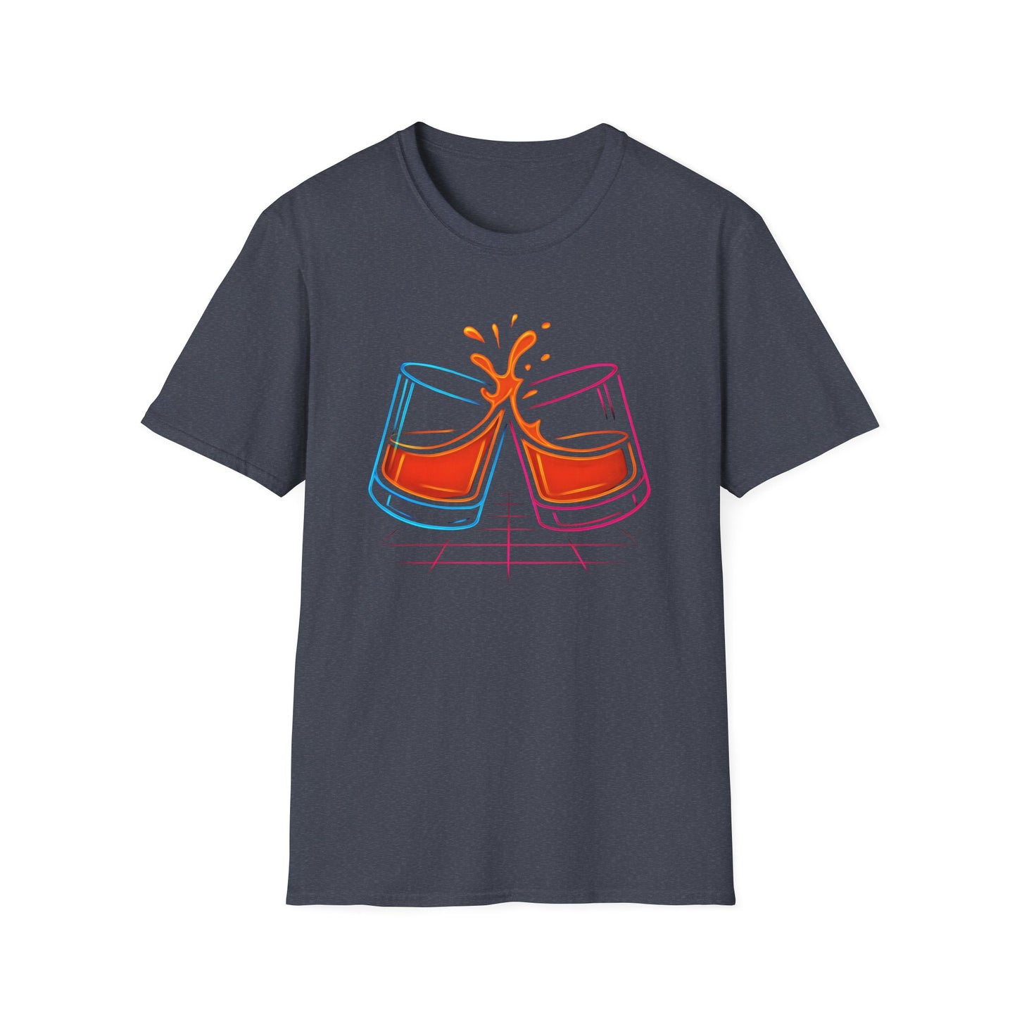Clinking Neon Whiskey T-Shirt